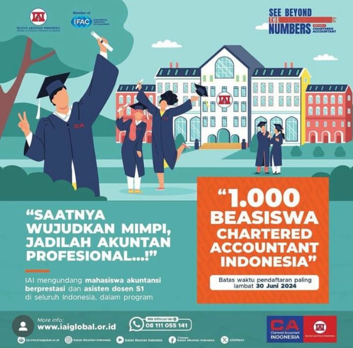 BEASISWA CHARTERED ACCOUNTANT INDONESIA (IAI)