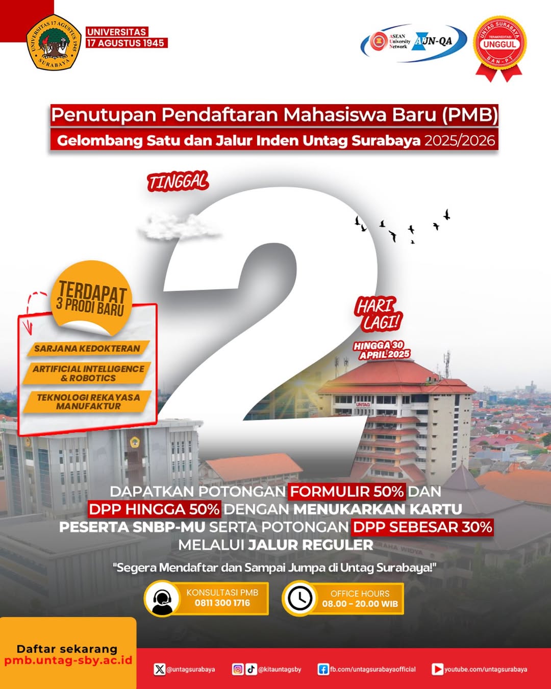 2 Hari Lagi Penutupan Gelombang 1!
