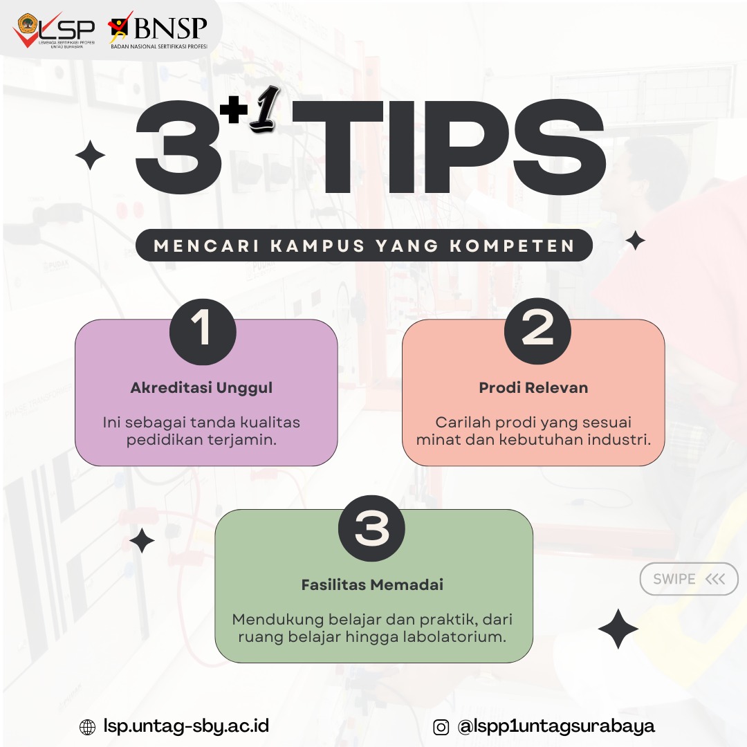 Sedang Cari Kampus? Jangan Lupa Pastikan Ada LSP nya!