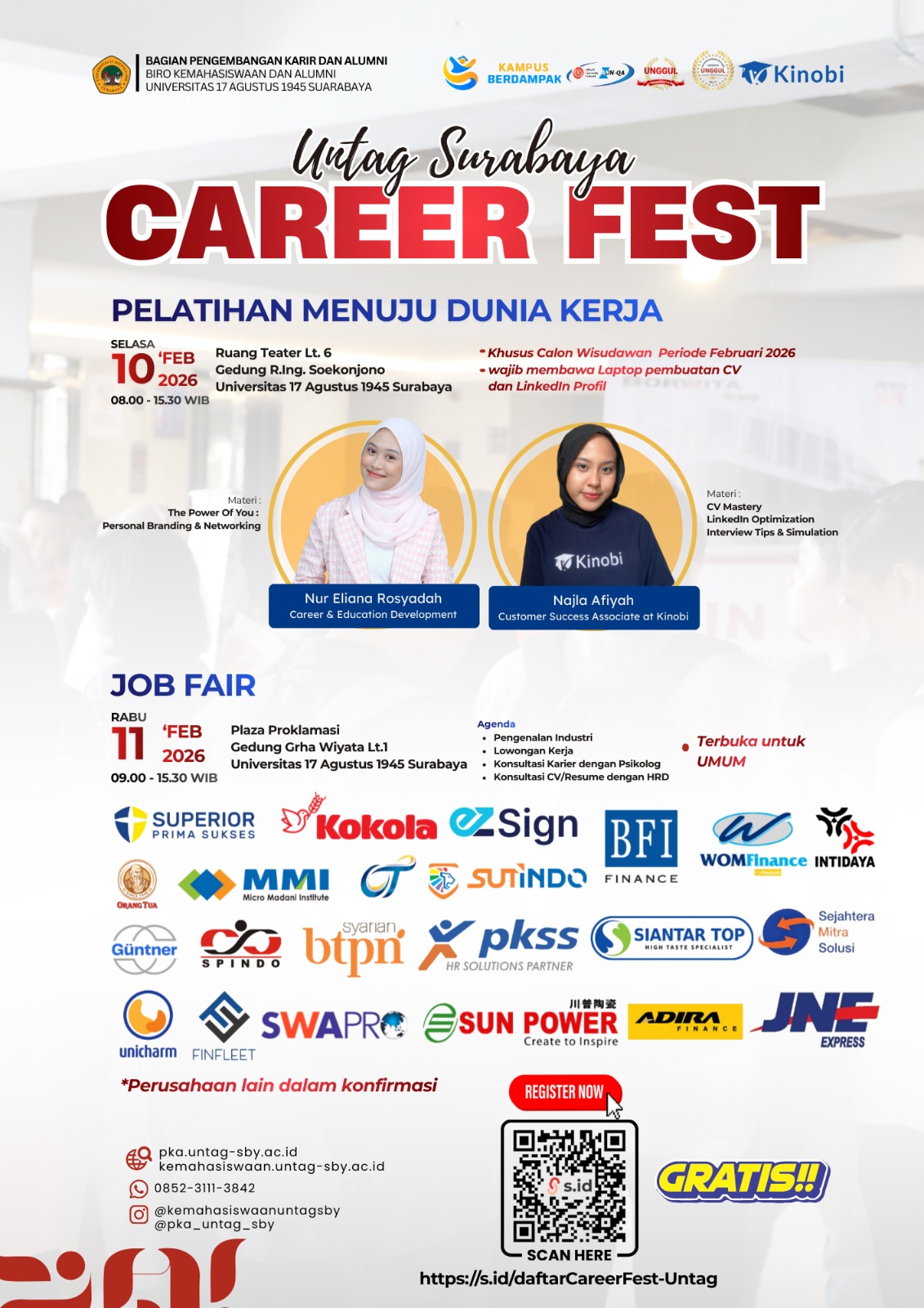 Untag Career Fest hadir kembali !!