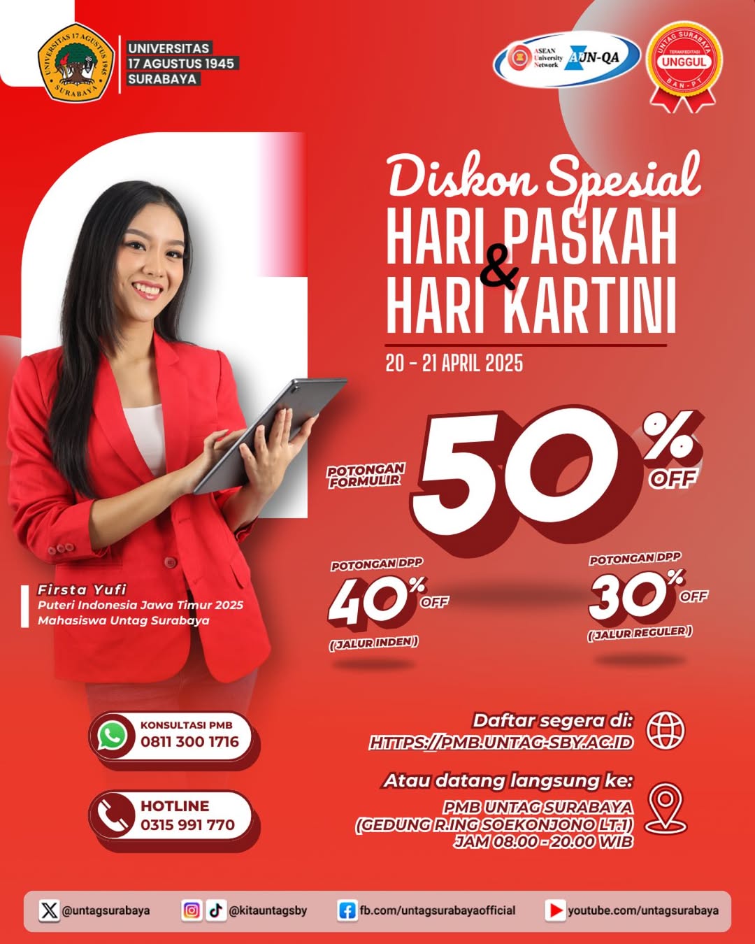 Diskon Spesial Hari Paskah & Hari Kartini