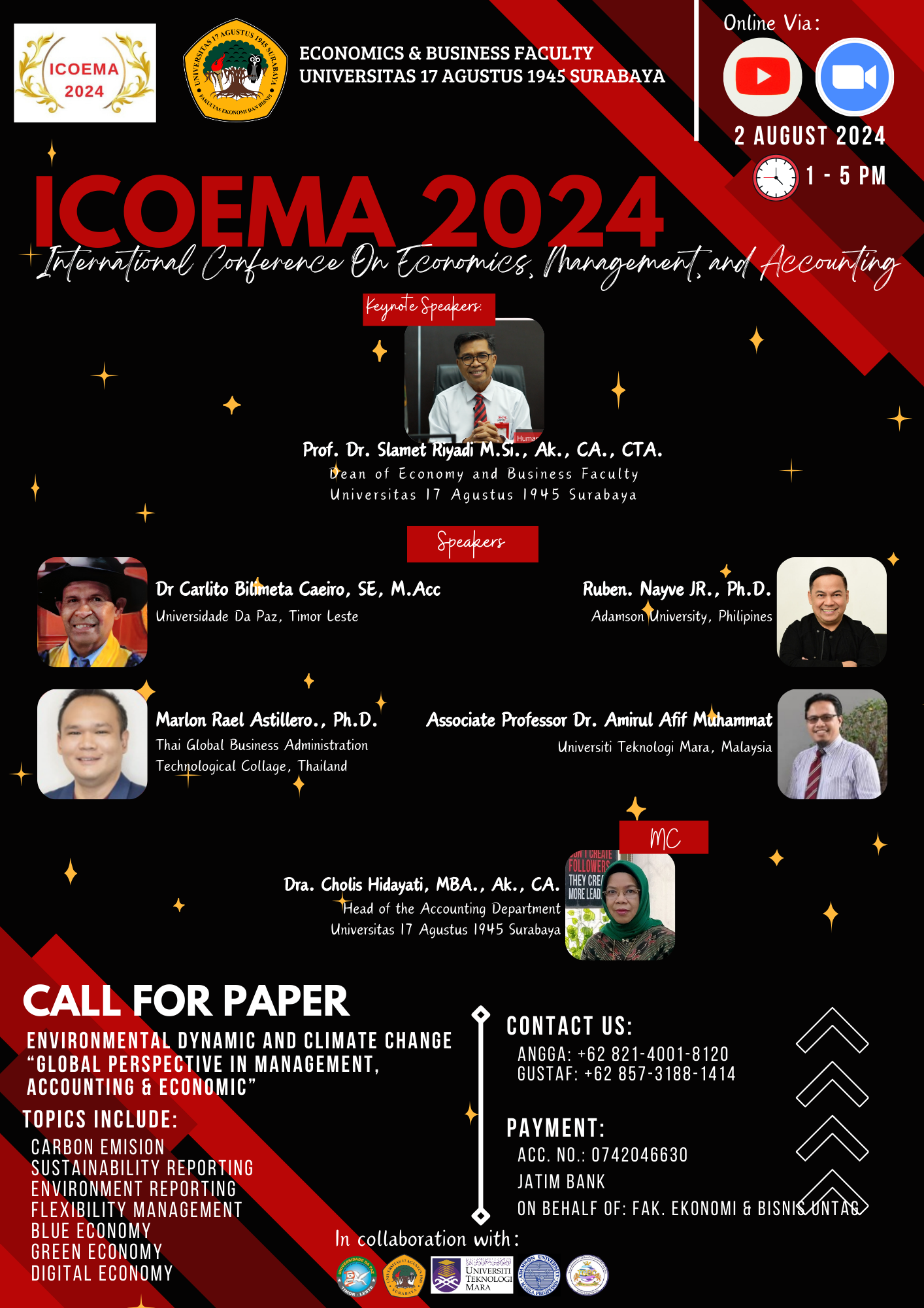 ICOEMA 2024: INTERNATIONAL CONFERENCE