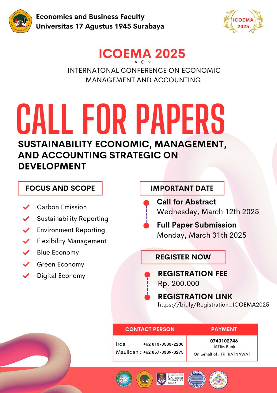 CALL FOR PAPERS - ICOEMA 2025 [International Conference on Economic Management and Accounting]
