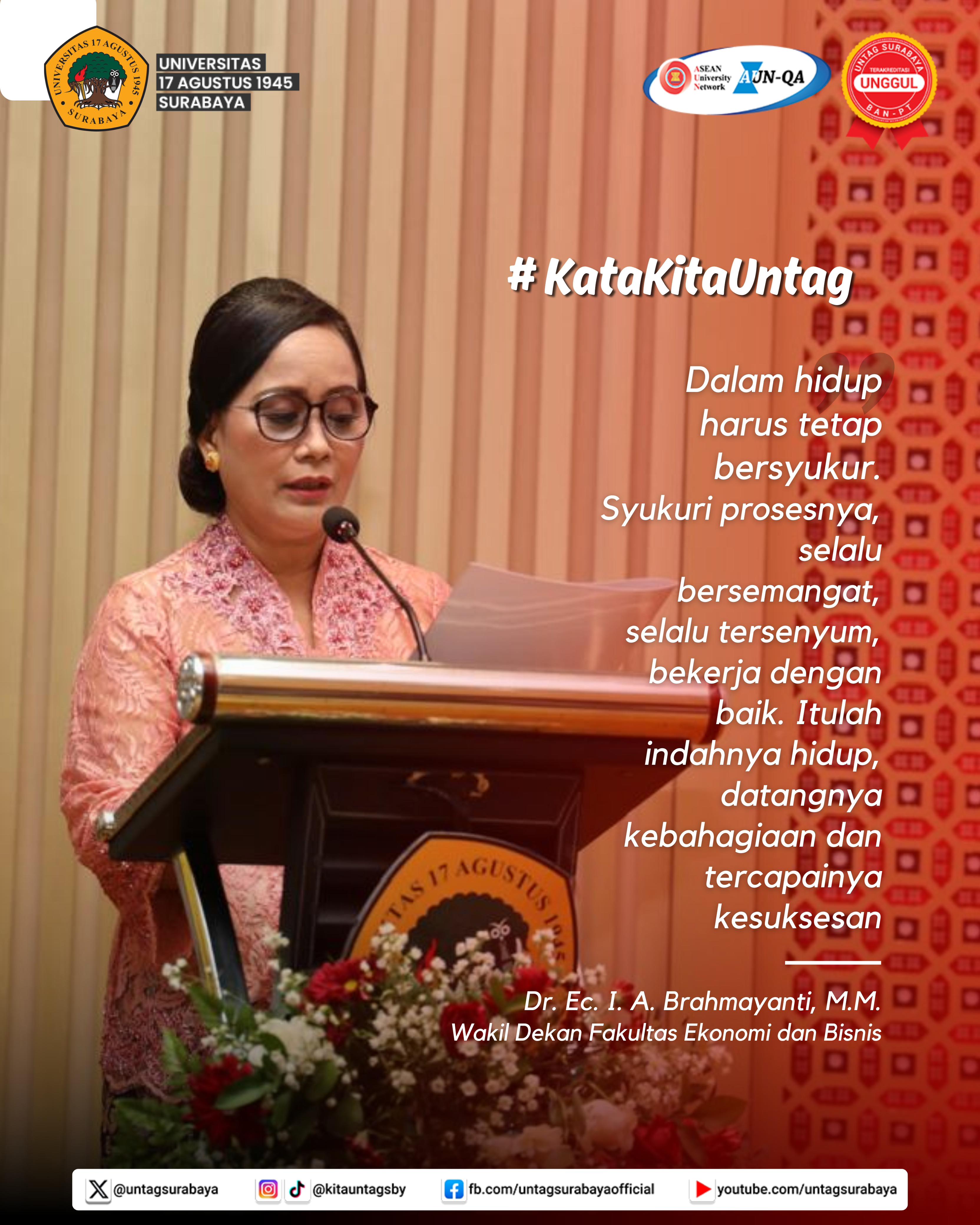 Kata Kita Untag: Wakil Dekan FEB