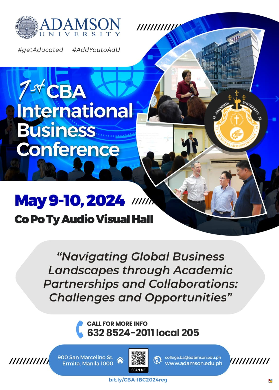 International Conference: 1st international Business Conference - Adamson University