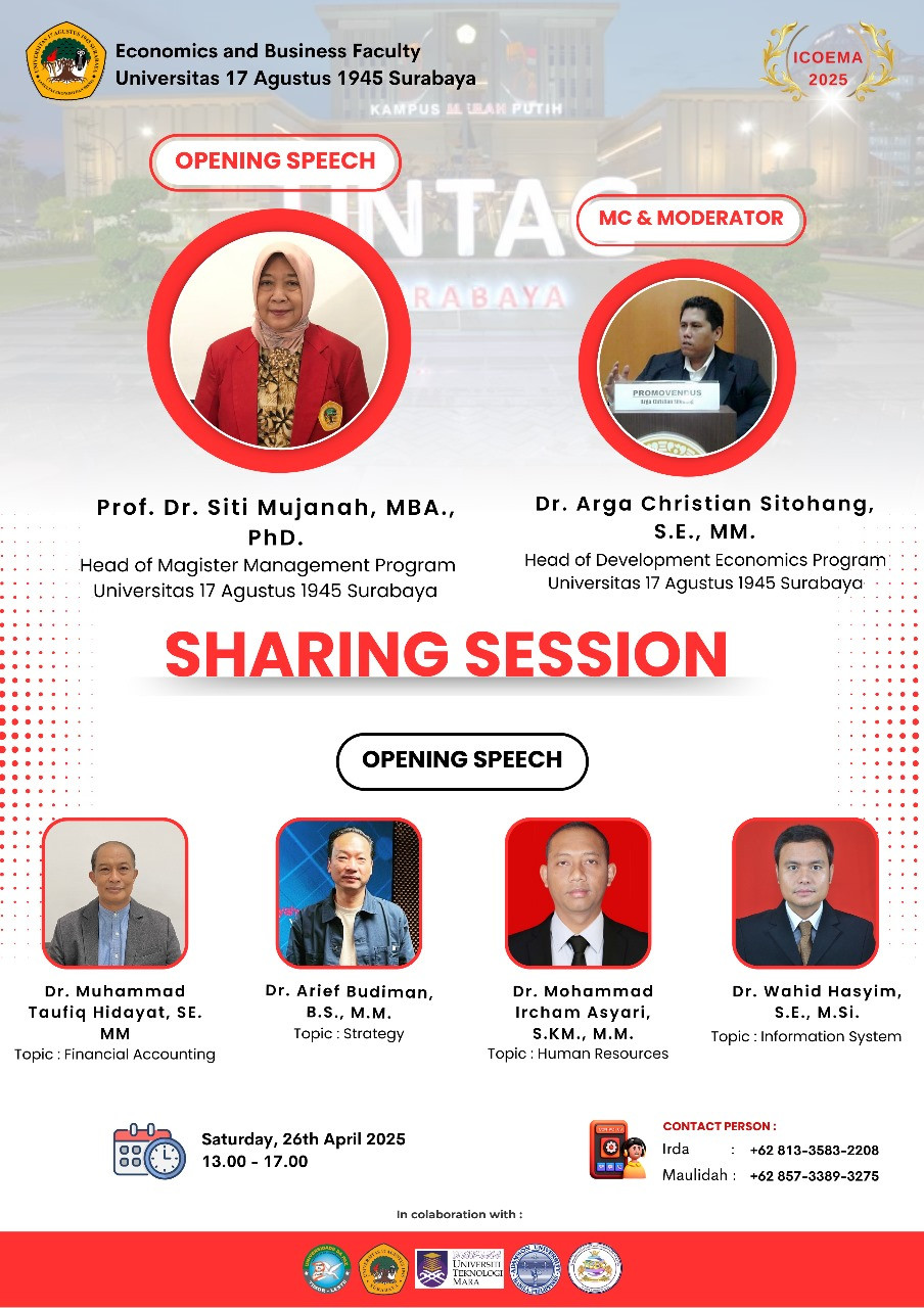 Save the date! Sharing Session