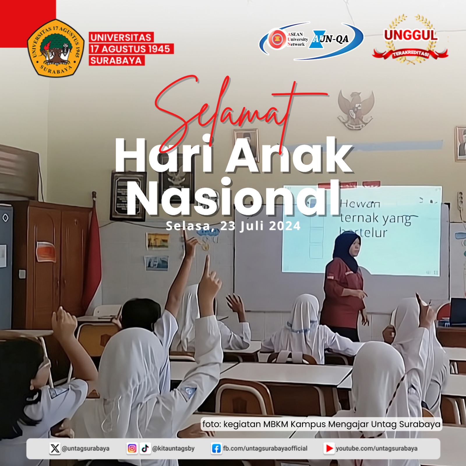 SELAMAT HARI ANAK NASIONAL 2024 