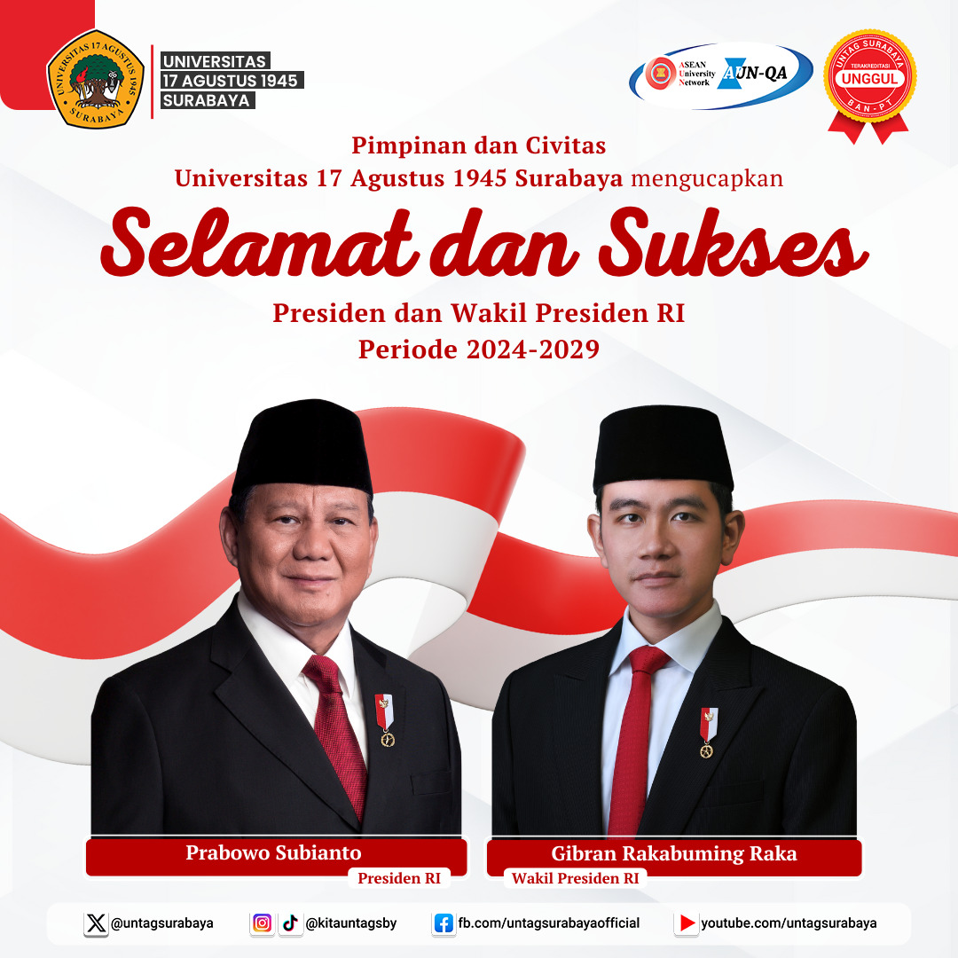 Selamat & Sukses Presiden dan Wakil Presiden RI Periode 2024-2029