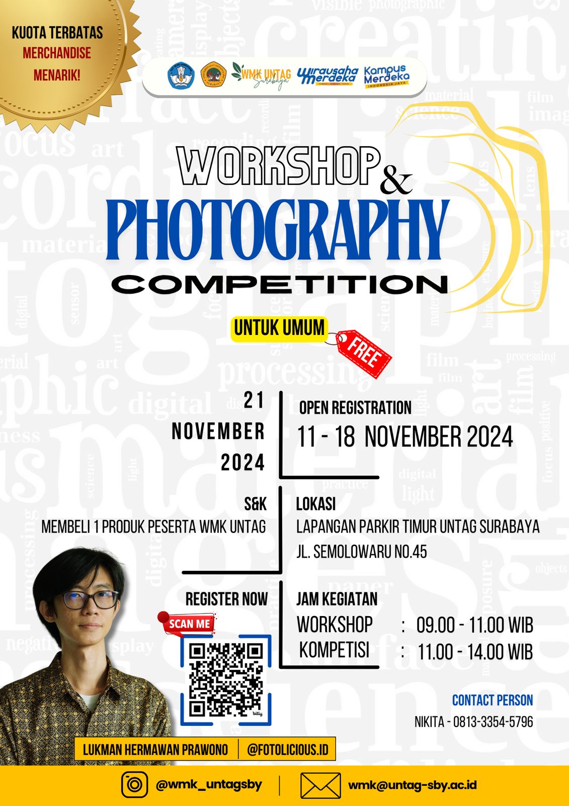 WORKSHOP & PHOTOGRAPHY COMPETITION