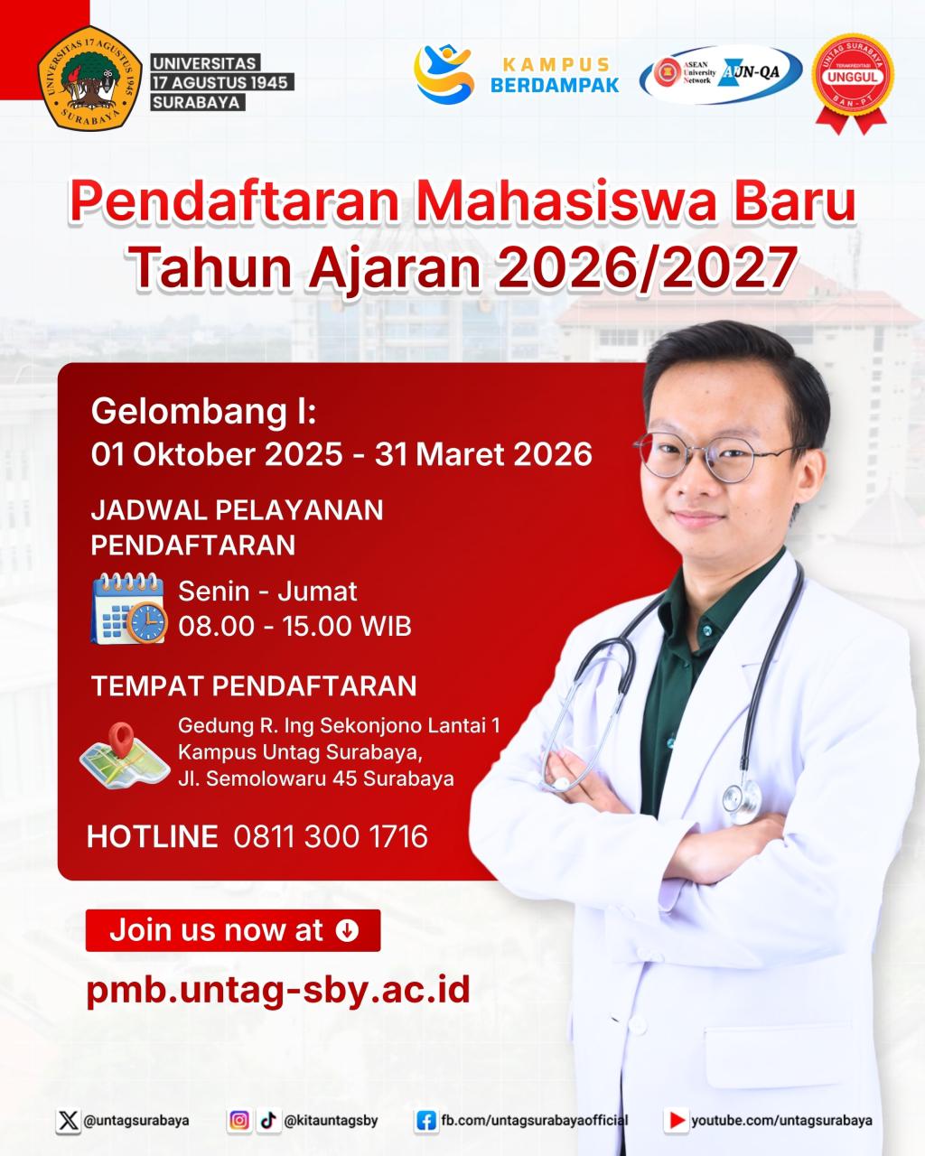 PENDAFTARAN GELOMBANG 1