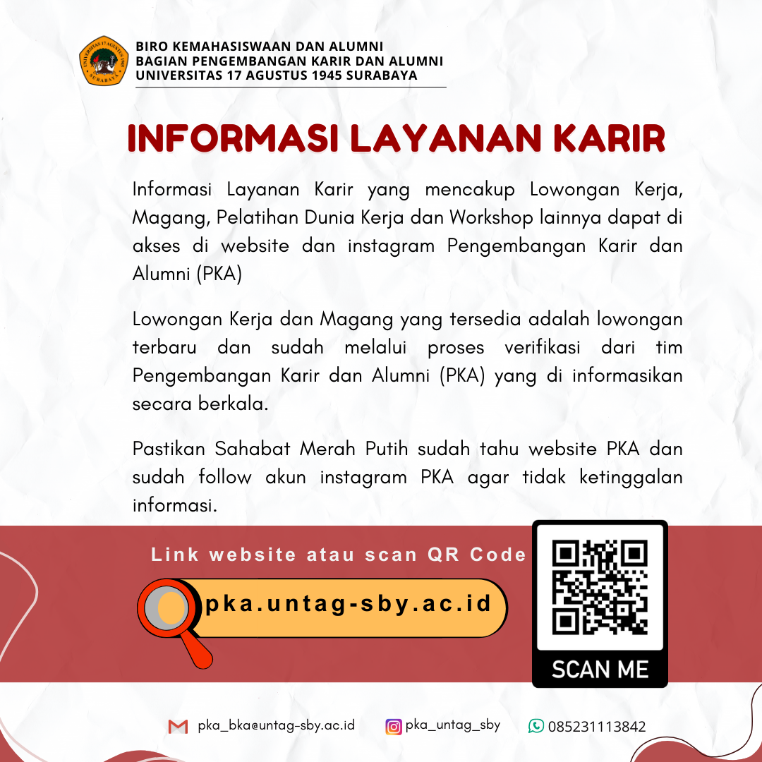 INFORMASI LAYANAN KARIR 