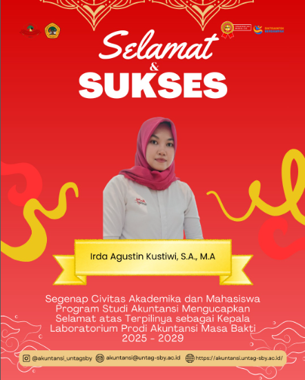 Selamat dan Sukses atas Terpilihnya kepala laboratorium akuntansi masa bakti 2025-2029